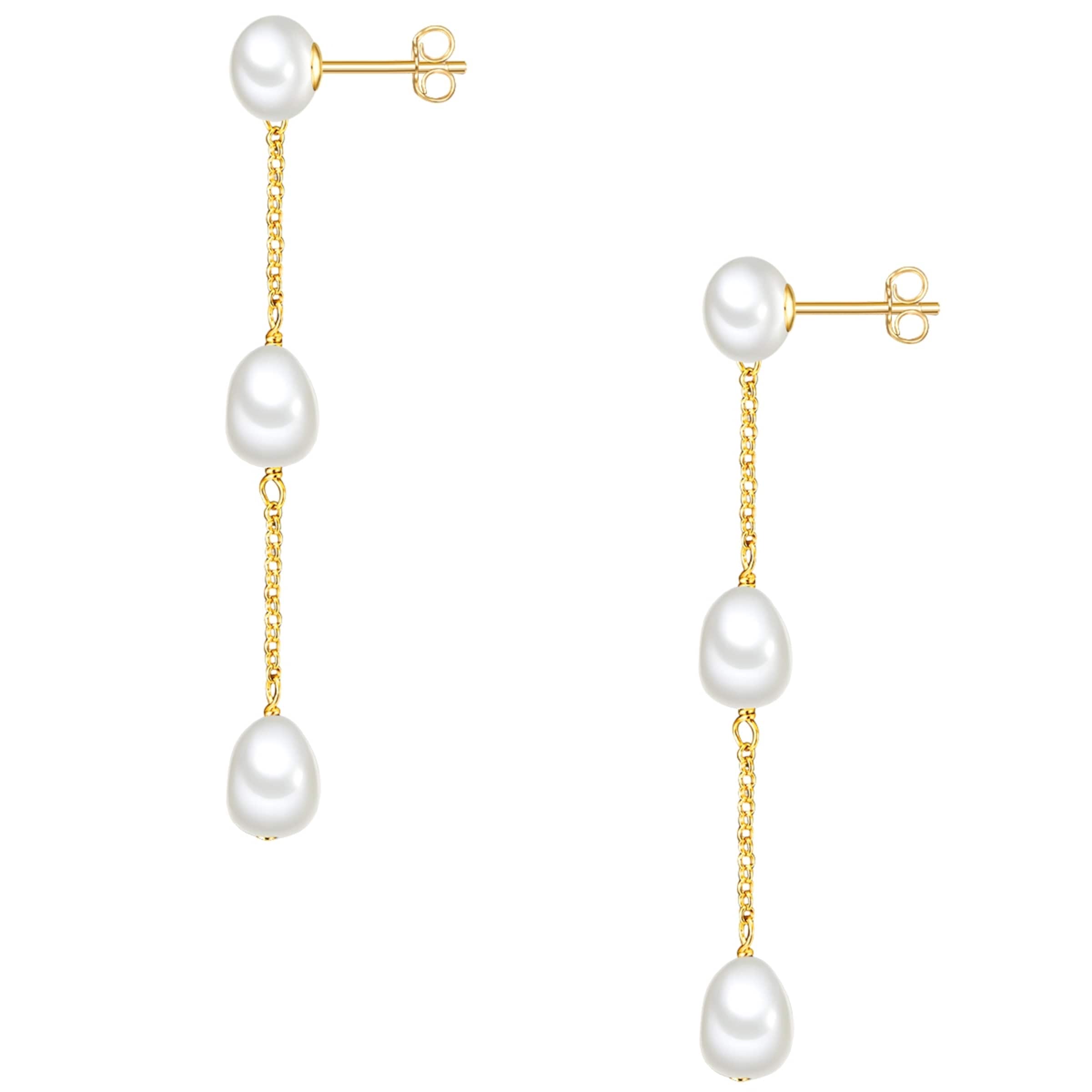 Boucles d'oreilles Valero Pearls en or