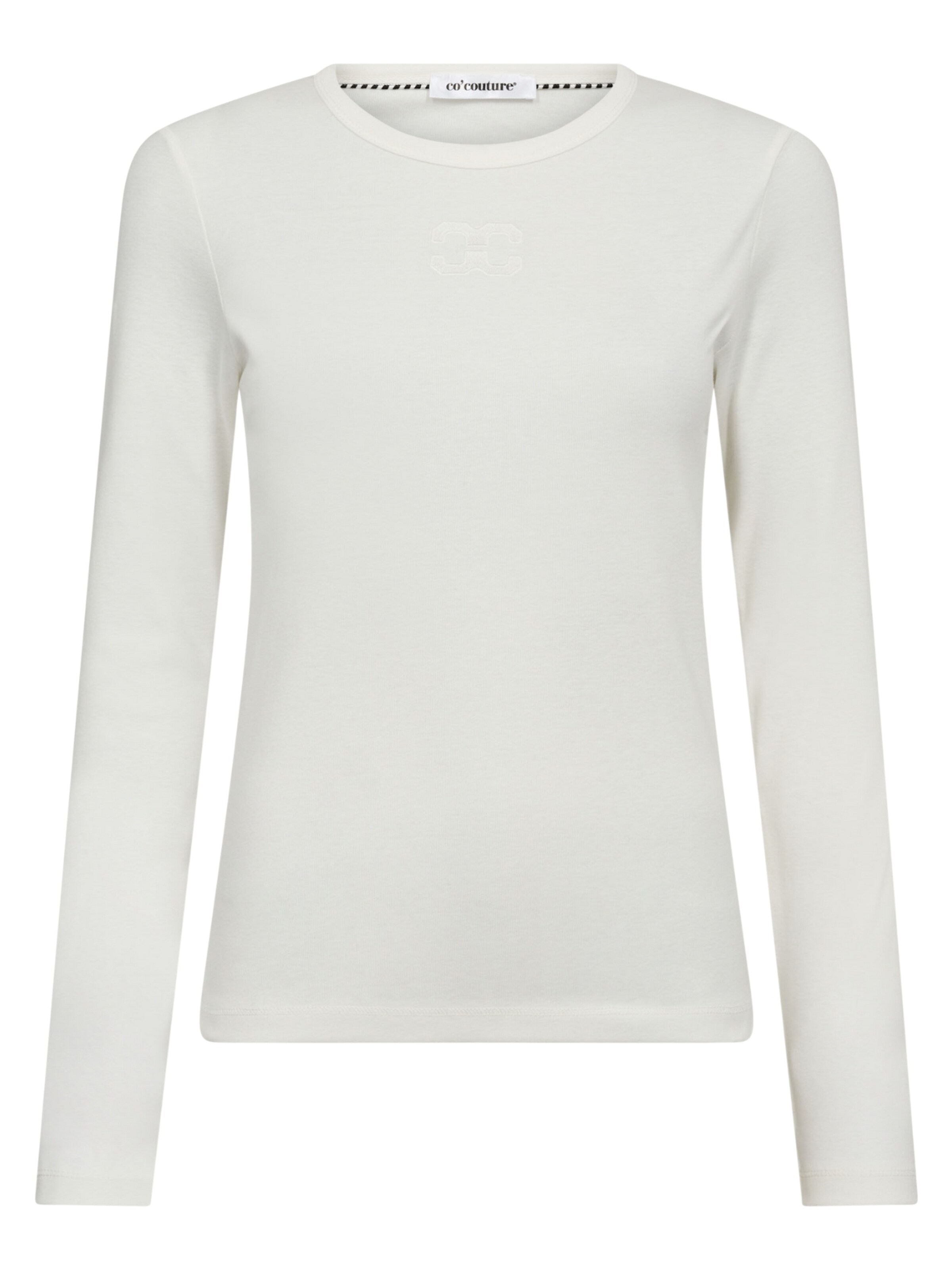 Maglietta di co'couture in bianco: frontale