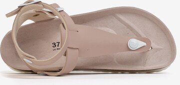 Bayton T-bar sandals 'Kwinana' in Beige
