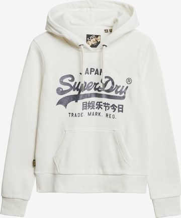 Superdry Sweatshirt in Beige: voorkant