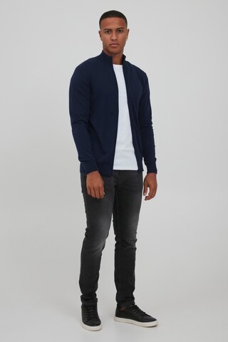 INDICODE JEANS Knit Cardigan 'BADI' in Blue