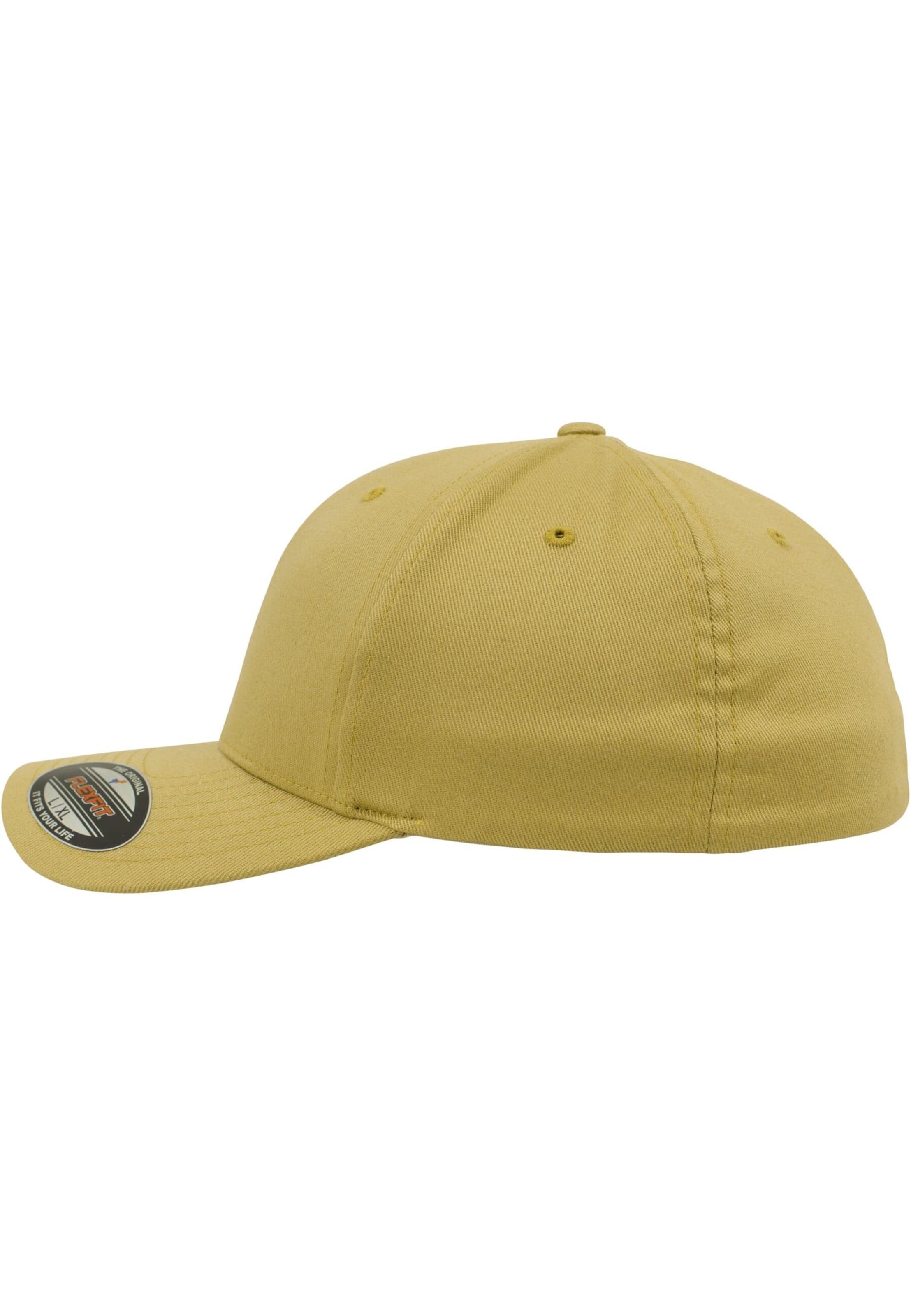 Flexfit Lippalakki ' Flexfit Wooly Combed ' värissä keltainen