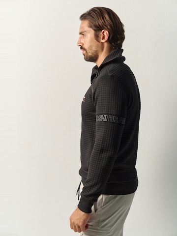 Sweat-shirt KOROSHI en noir : sur le côté