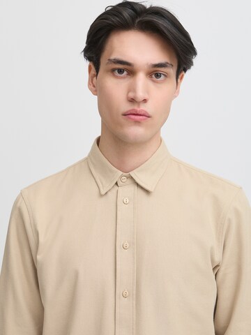 Casual Friday Regular Fit Skjorte 'CFARSEN' i beige