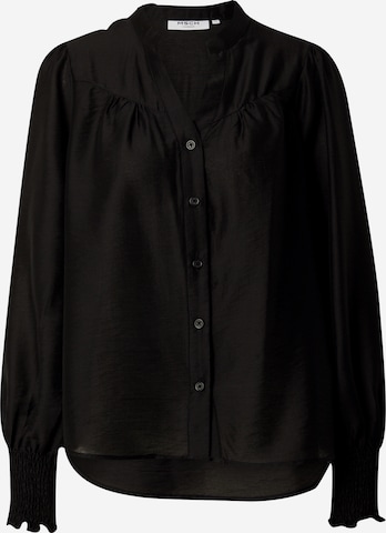 MSCH COPENHAGEN Blouse 'Kaliko Romina' in Zwart: voorkant