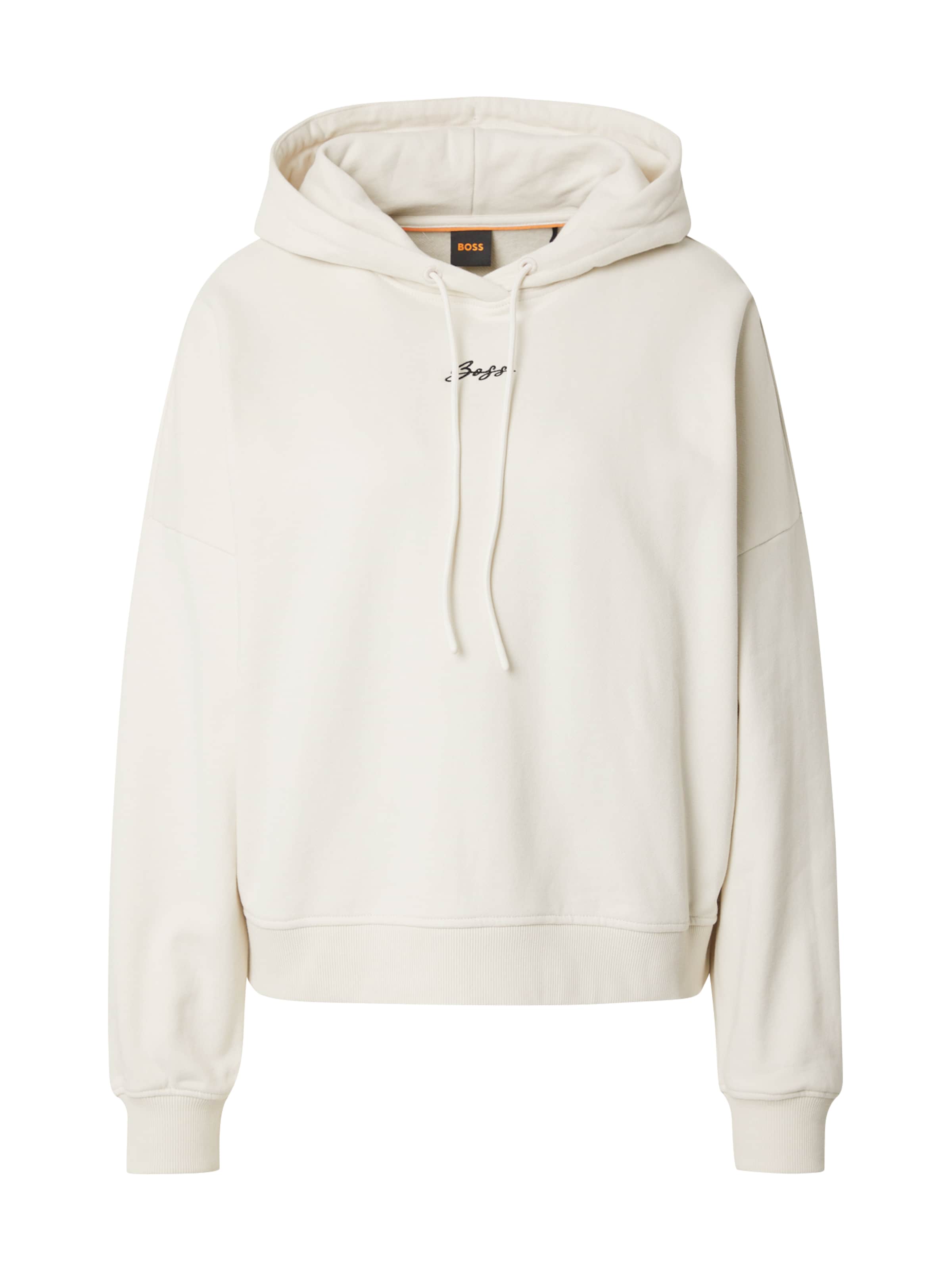 Felpa di BOSS in bianco: frontale