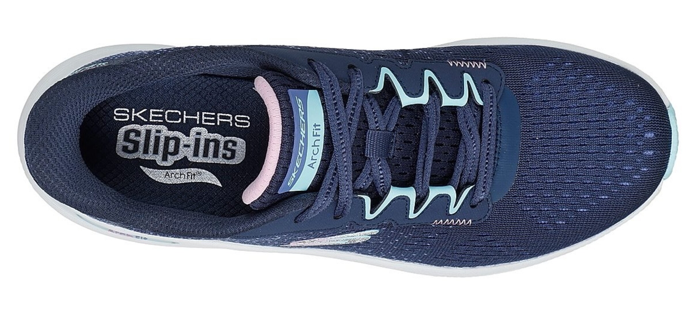SKECHERS Sneaker in Blau