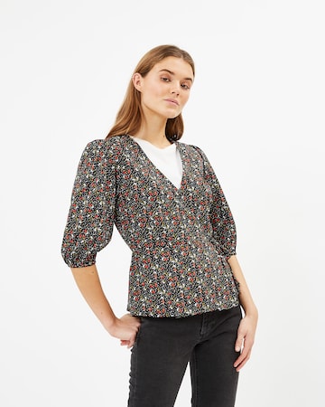 minimum Blouse 'Melany' in Zwart: voorkant