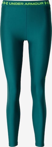 UNDER ARMOUR Skinny Sportbroek in Groen: voorkant