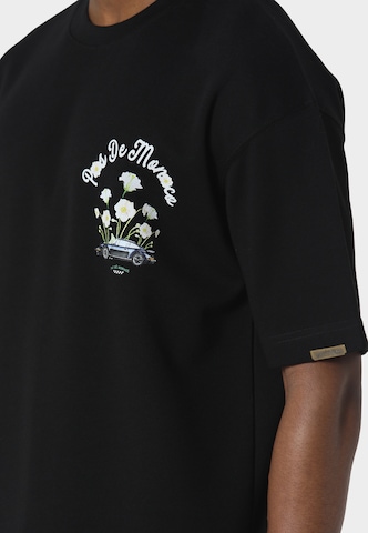 T-Shirt 'Reverie' Pas De Monaco en noir