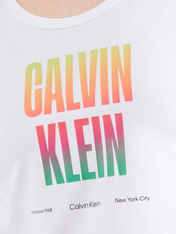 Calvin Klein Jeans tavaline Särk 'Pride', värv valge