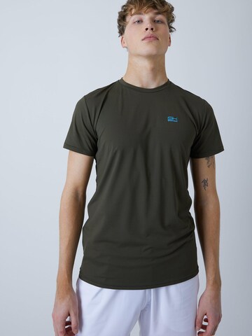 SPORTKIND Performance shirt 'Rundhals' in Green: front