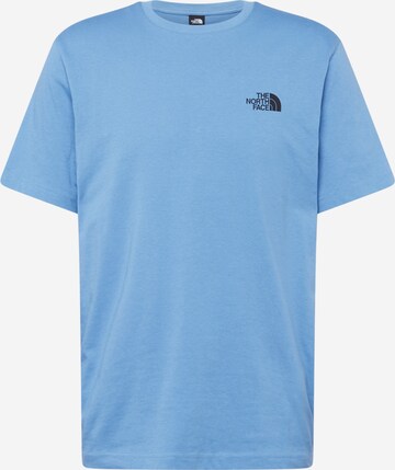 THE NORTH FACE T-shirt i blå: framsida