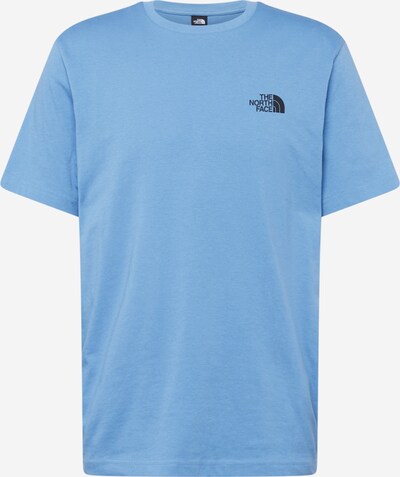 THE NORTH FACE T-Shirt in hellblau / schwarz, Produktansicht