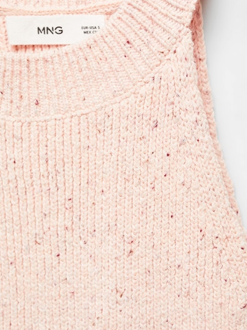 MANGO Knitted Top 'CUBA' in Pink
