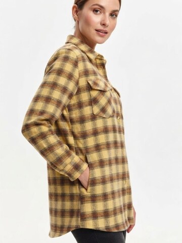 Chemisier 'Women's flannel shirt with 4 Pockets' Radwa en jaune