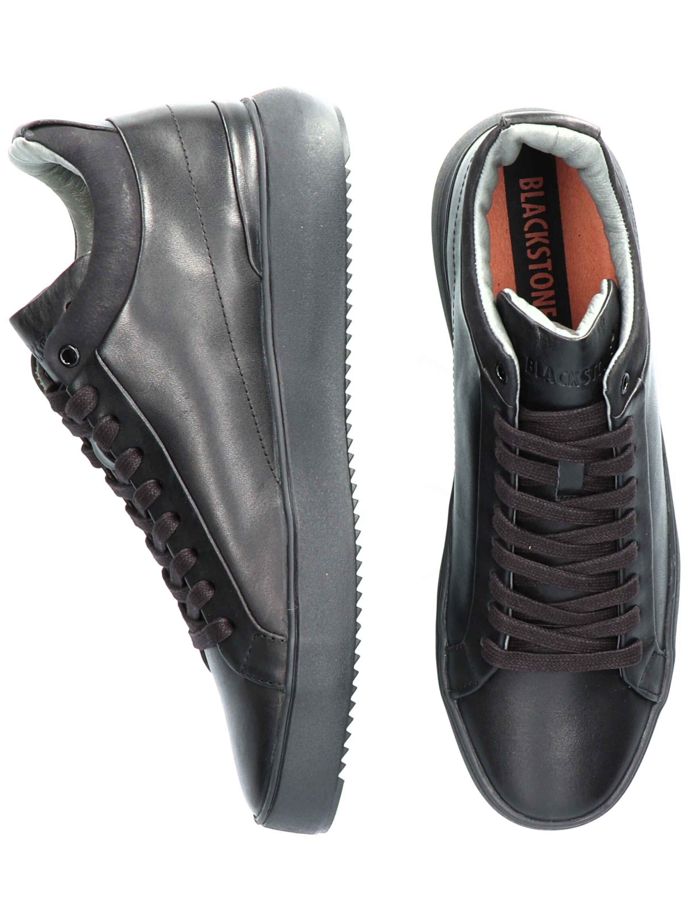 BLACKSTONE Låg sneaker 'TREVOR' i svart