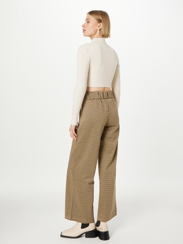 JDY Wide Leg Hose in Braun