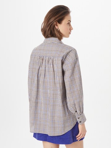 Monki Blouse in Blauw