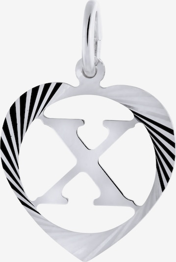 Lucardi Anhänger in schwarz / silber, Produktansicht