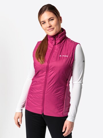 VAUDE Sports Vest 'Sesvenna IV' in Pink: front