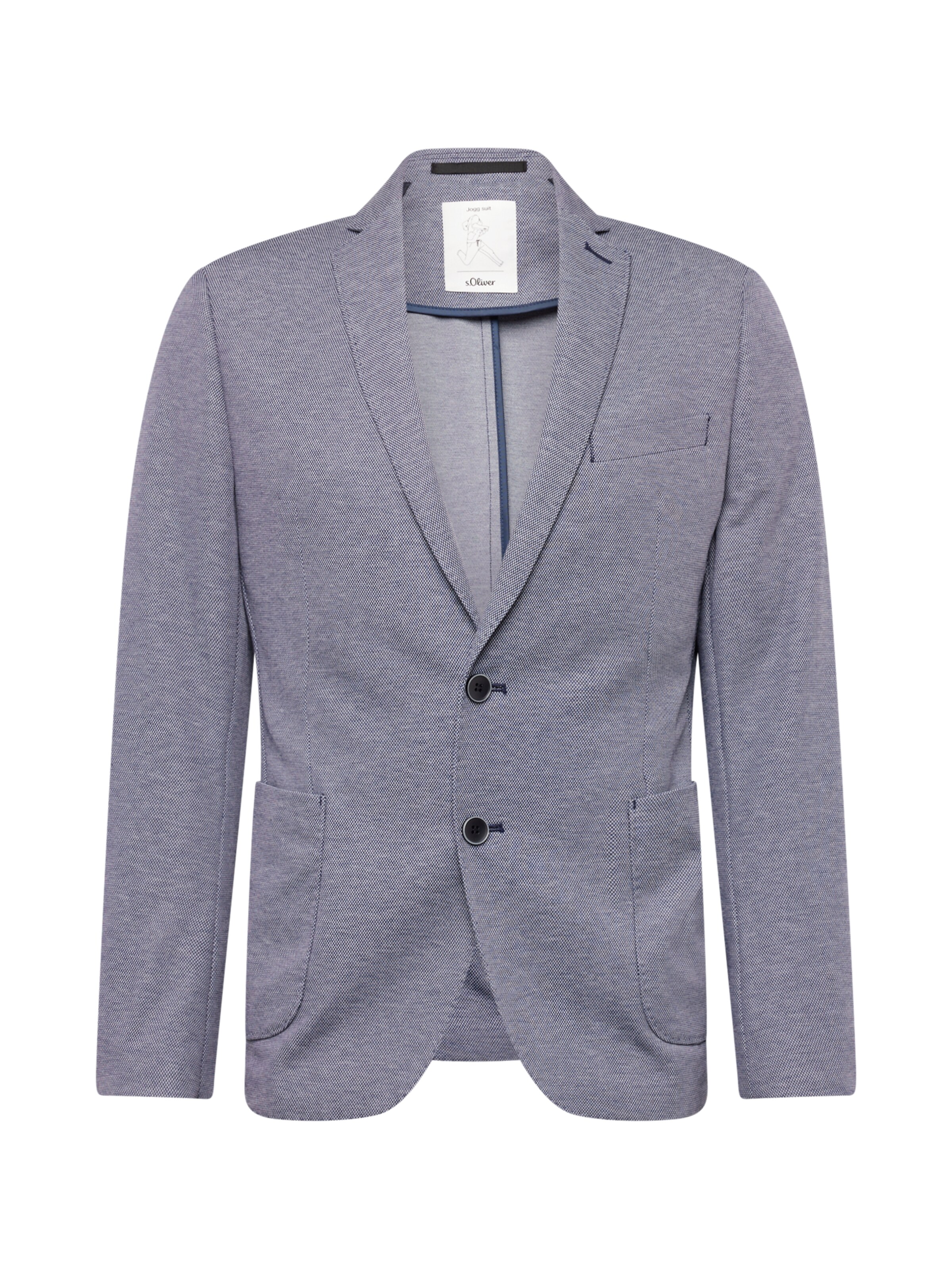 s.Oliver Слим Пиджак в Синий: спереди
