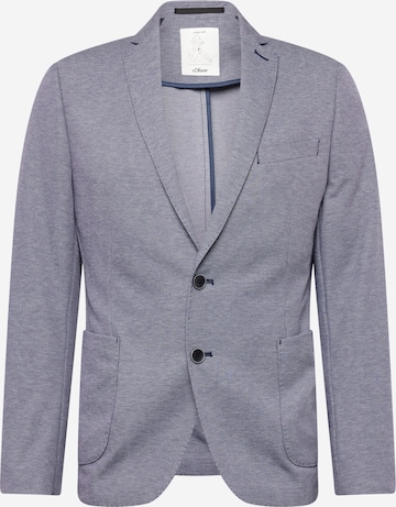 Coupe slim Veste de costume s.Oliver en bleu : devant