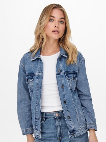 Veste mi-saison 'Ekat' ONLY en bleu