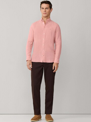 Coupe regular Chemise 'Ess' Hackett London en rose