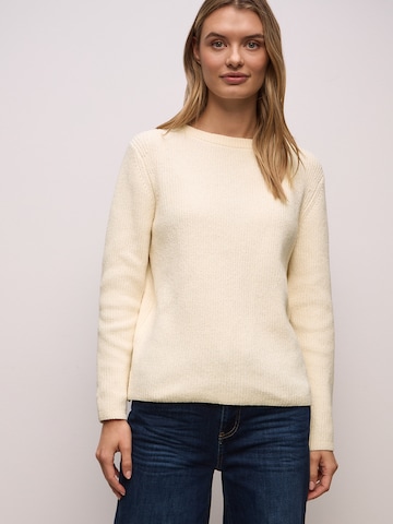 STREET ONE Sweater in Beige: front