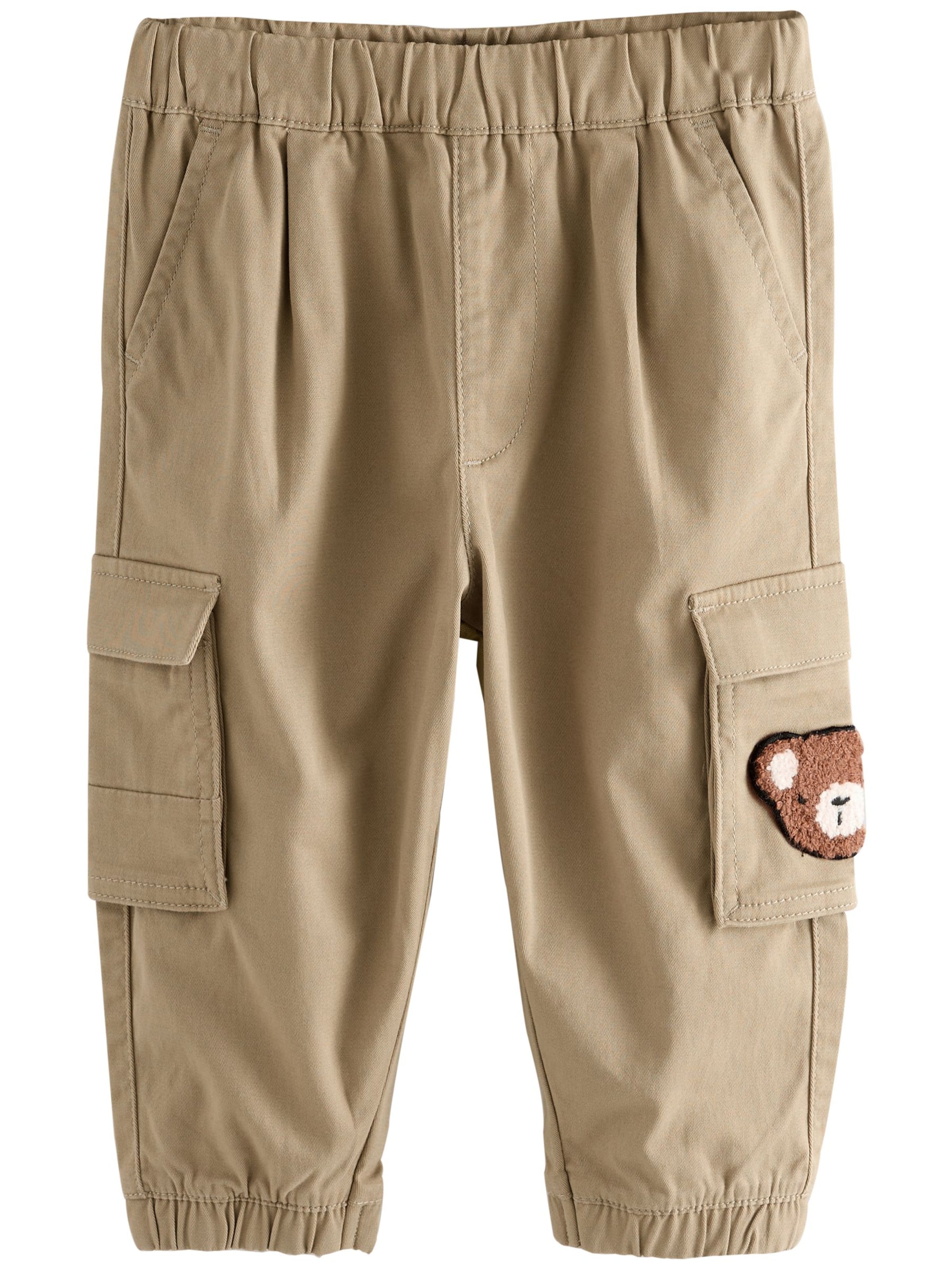 Next Дънки Tapered Leg Панталон в кафяво: отпред