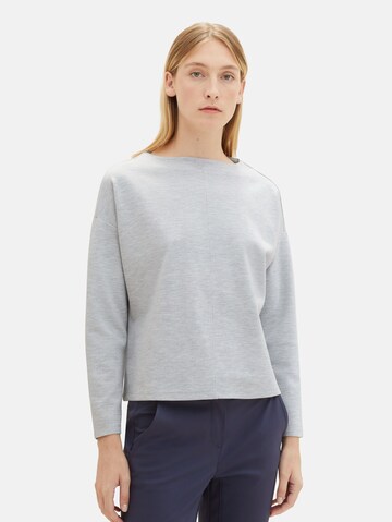 TOM TAILOR Sweatshirt in Grau