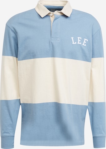 Lee قميص بلون أزرق: الأمام