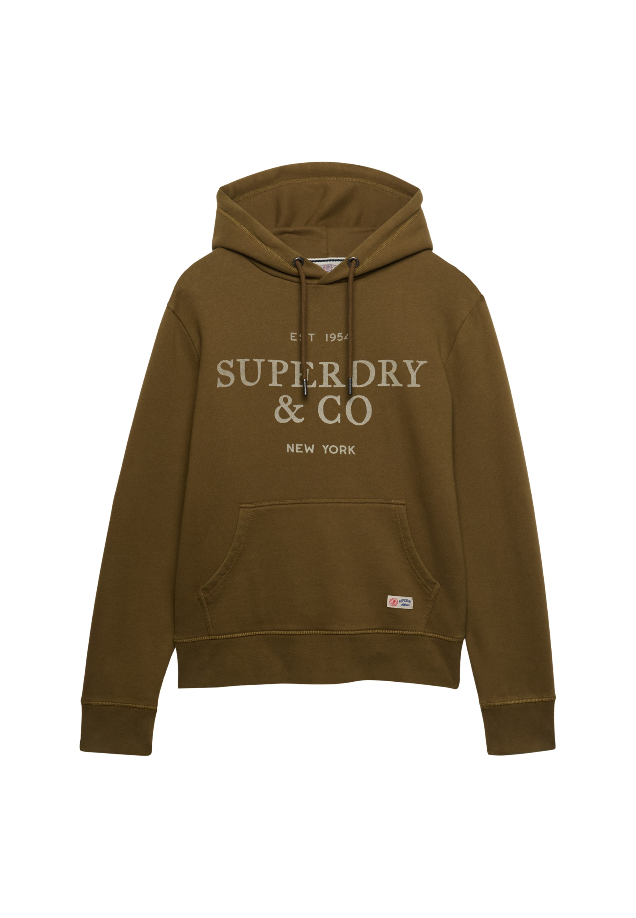 Superdry & Co Sweatshirt '1954 Company' in Brown: front