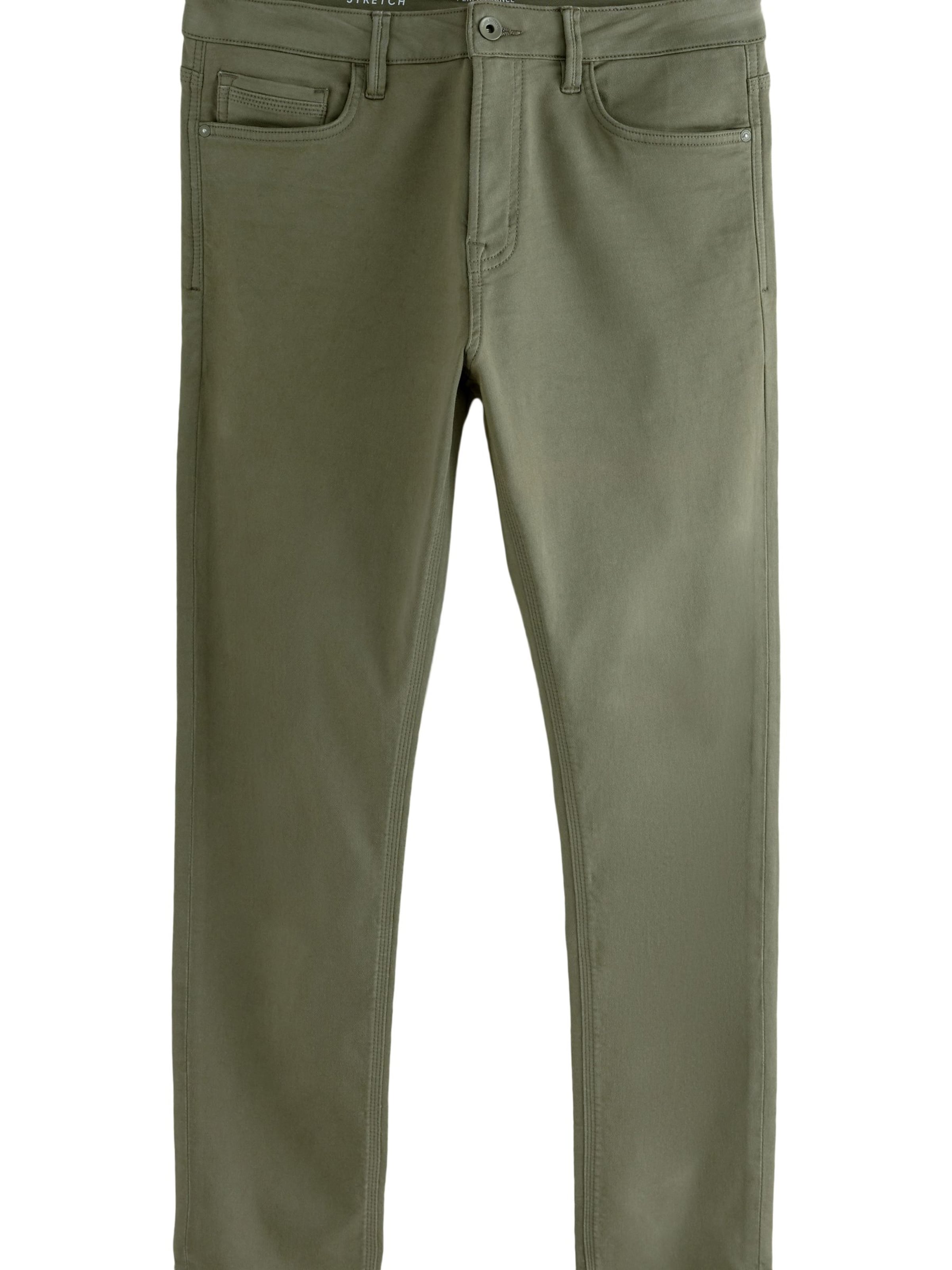 Next Liibuv Teksapüksid, värv roheline: eest vaates