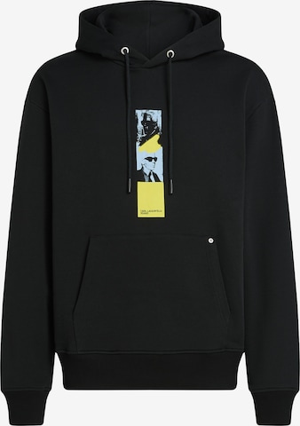 KARL LAGERFELD JEANSSweater majica - crna boja: prednji dio