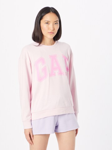 Sweat-shirt GAP en rose : devant