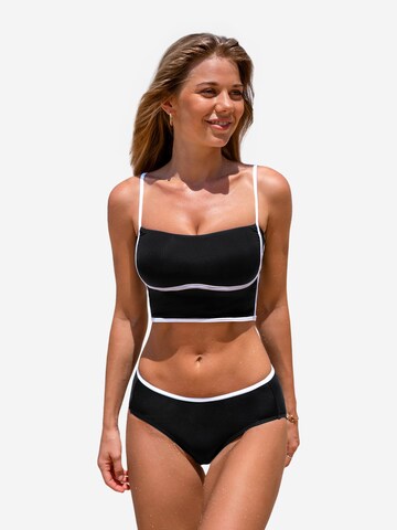 Cupshe Bikini in Schwarz: Vorderseite