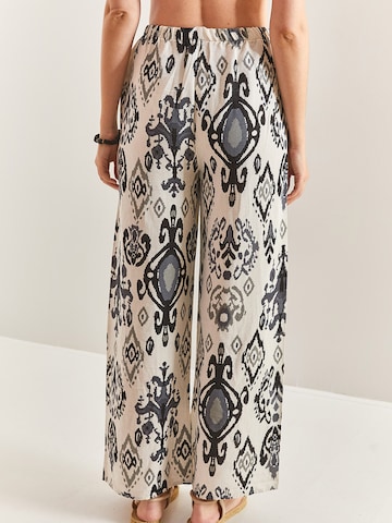 Bianco Lucci Wide Leg Bukser i sort