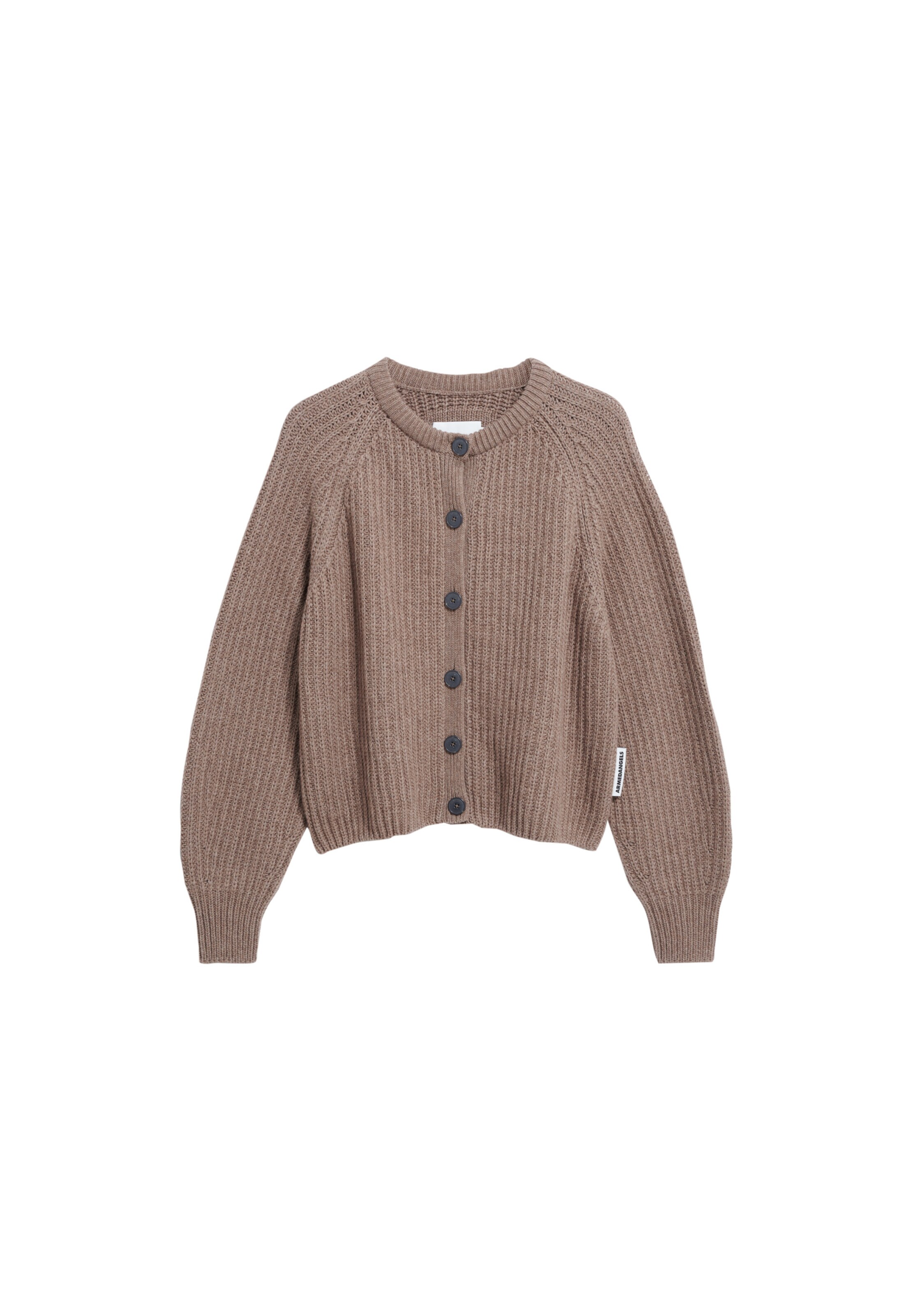ARMEDANGELS Knit cardigan in Beige: front