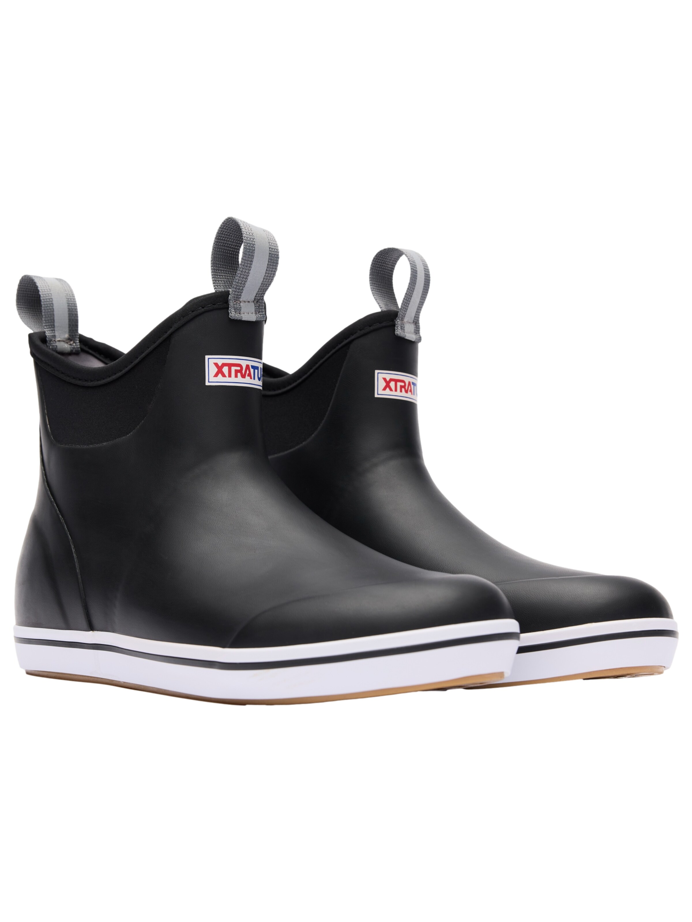 XtraTuf Rubber Boots 'Ankle Deck Boot' in Black