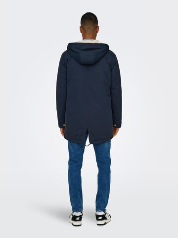 Parka invernale 'ONSAlexander' di Only & Sons in blu