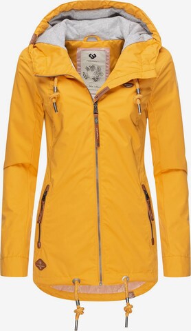 Ragwear Performance Jacket 'Zuzka' in Yellow: front