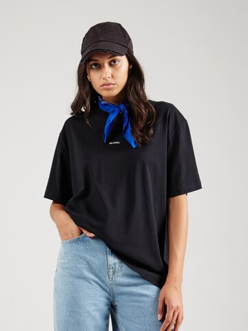 T-shirt 'Boyfriend' OH APRIL en noir : devant