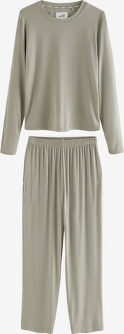 Pigiama di self. in verde: frontale