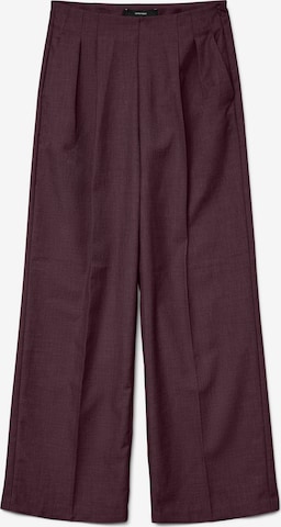 Pantalon à pince 'HAILEY' VERO MODA en rouge : devant