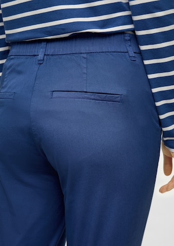 Effilé Pantalon chino s.Oliver en bleu