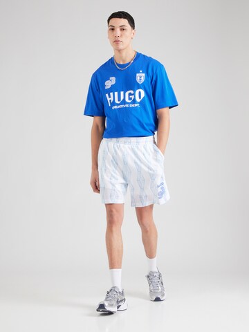 HUGO Loose fit Pants 'Niteam' in White