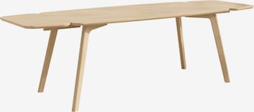 Table cinas en marron : devant