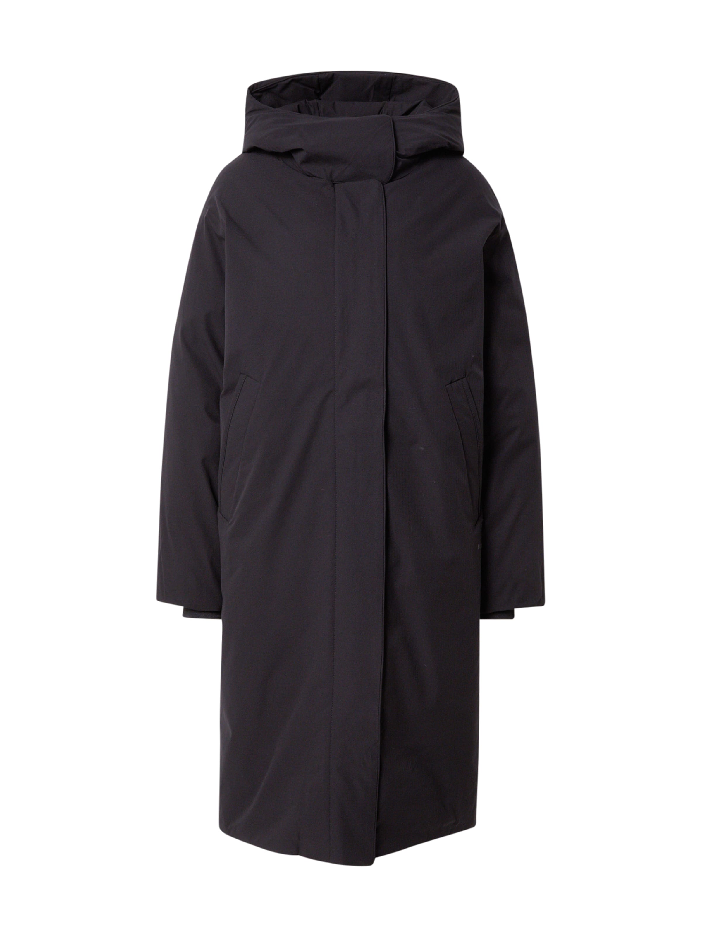 elvine Between-seasons coat 'Saira' in Black: front